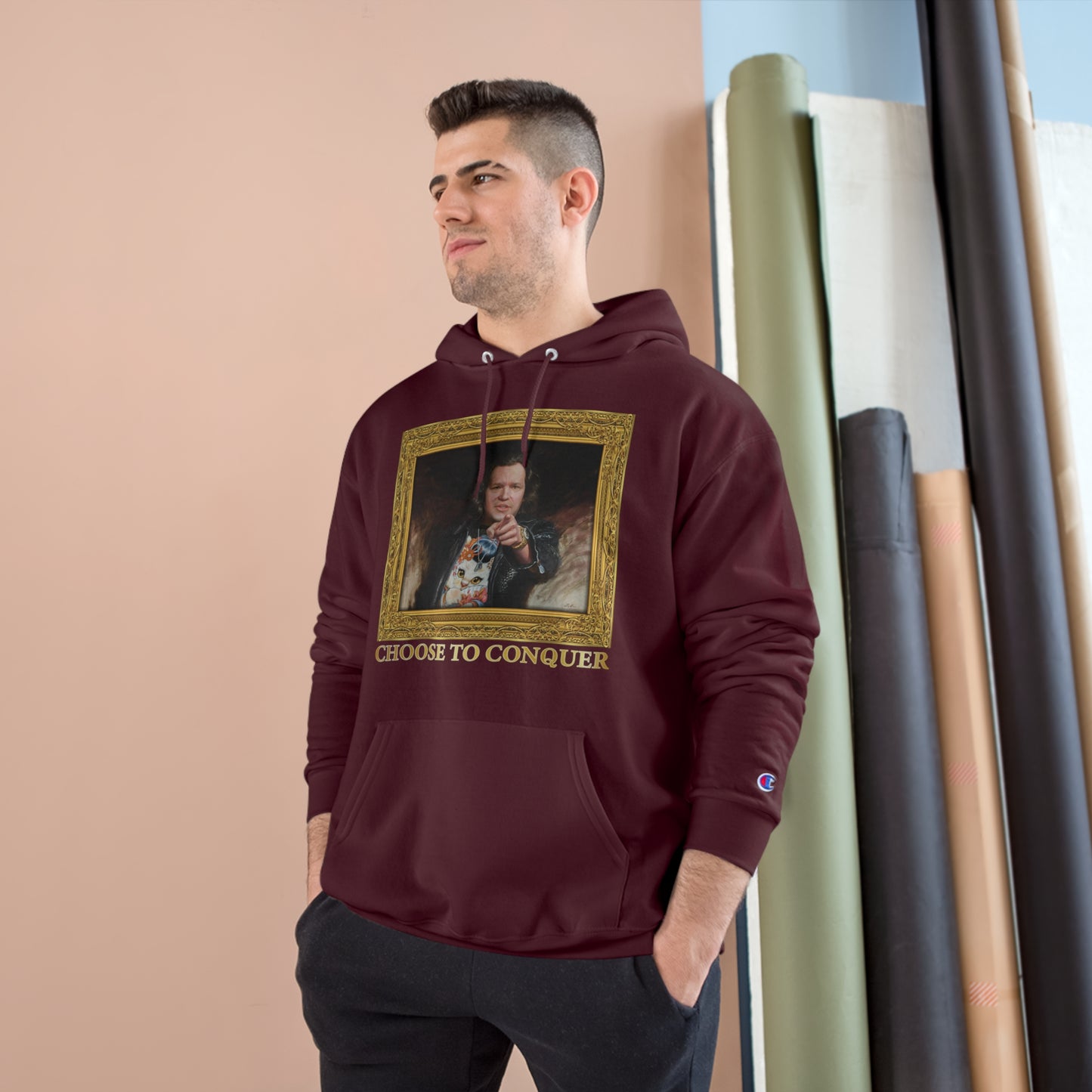 Champion Hoodie - Choose To Conquer Painting