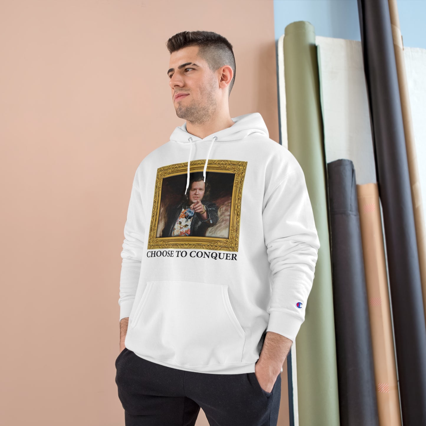Champion Hoodie - Choose To Conquer Painting