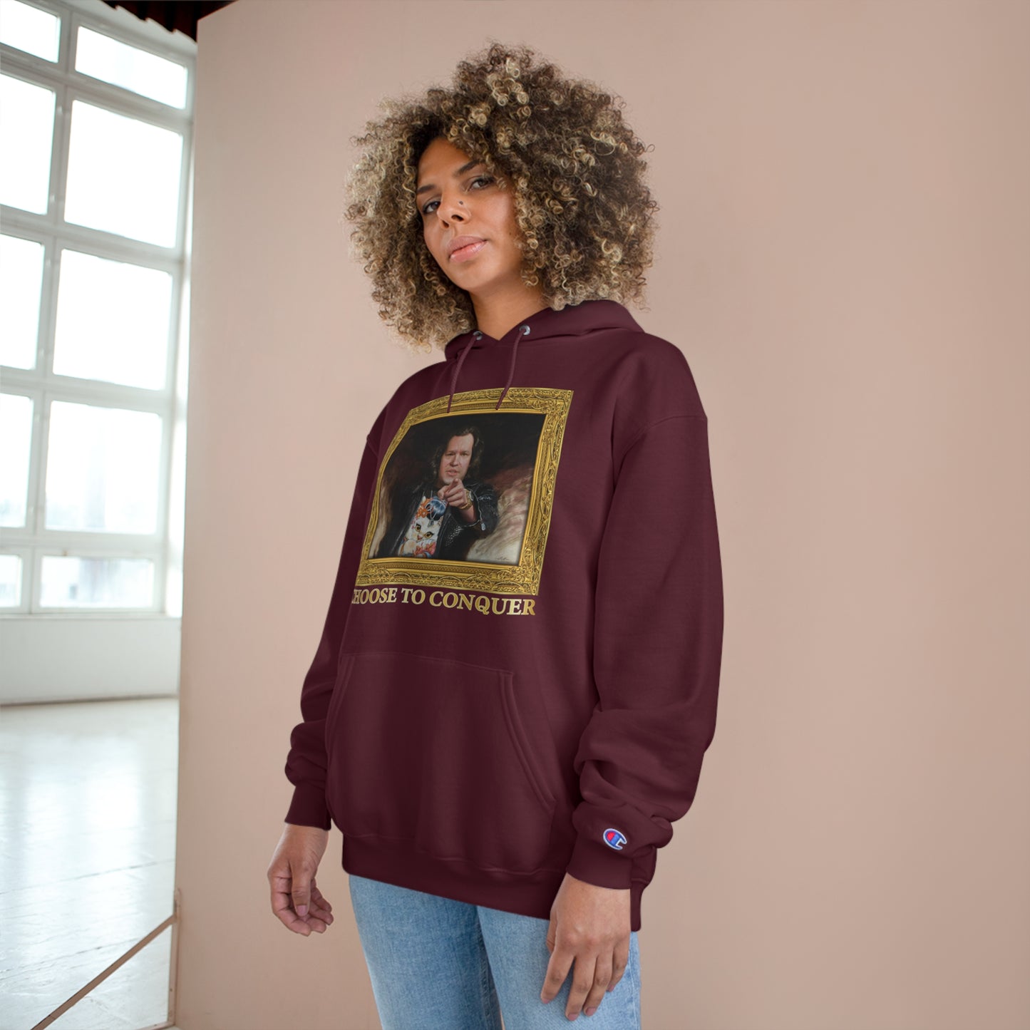 Champion Hoodie - Choose To Conquer Painting