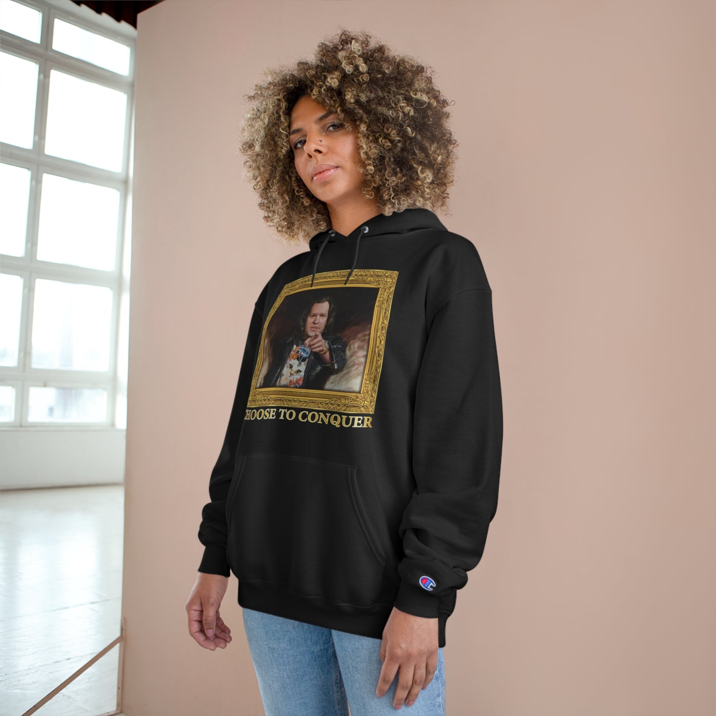 Champion Hoodie - Choose To Conquer Painting