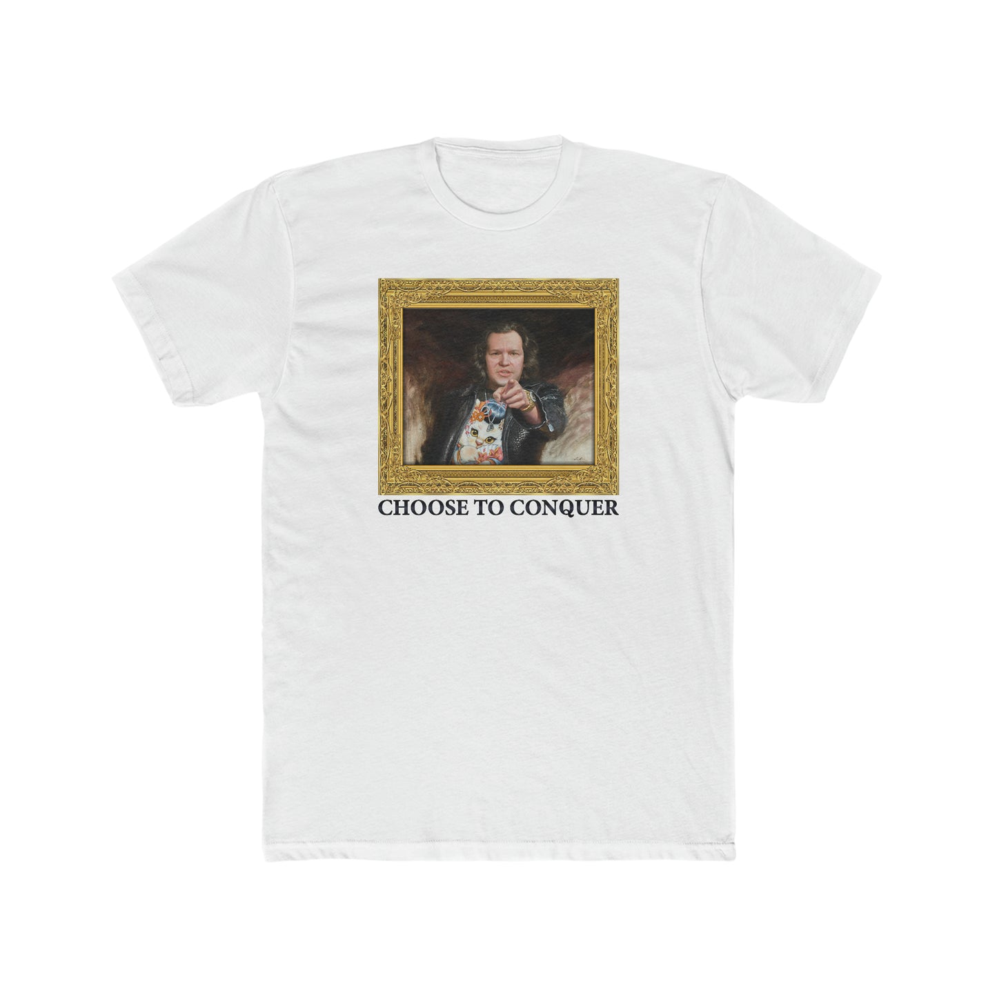 Crewneck T-Shirt - Choose To Conquer Painting