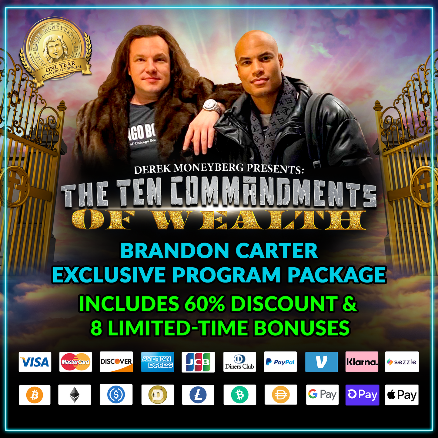 Derek Moneyberg Presents: The Ten Commandments of Wealth (Exclusive Brandon Carter Program Package)