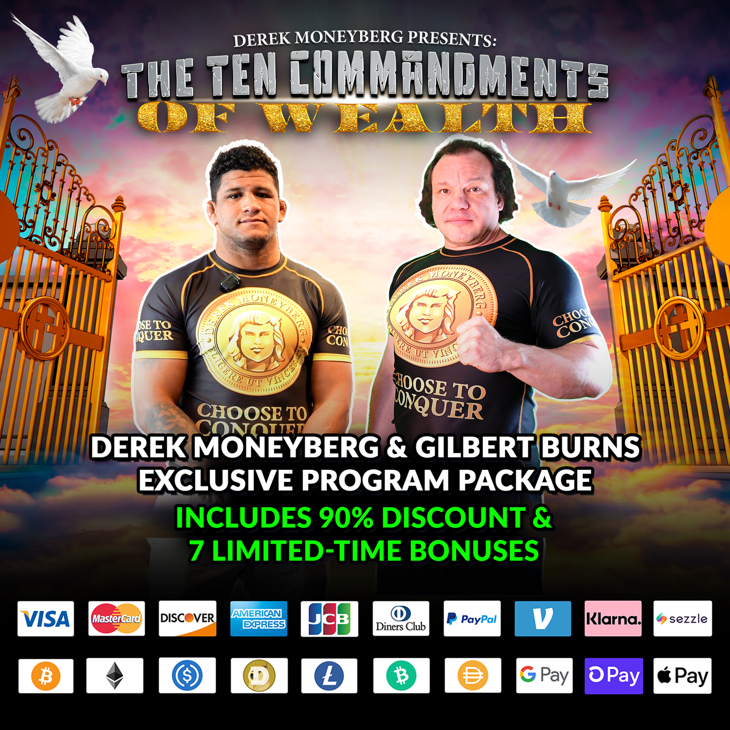 Derek Moneyberg Presents: The Ten Commandments of Wealth (Anniversary Gilbert Burns Program Package) Limited-Time REPLAY Offer