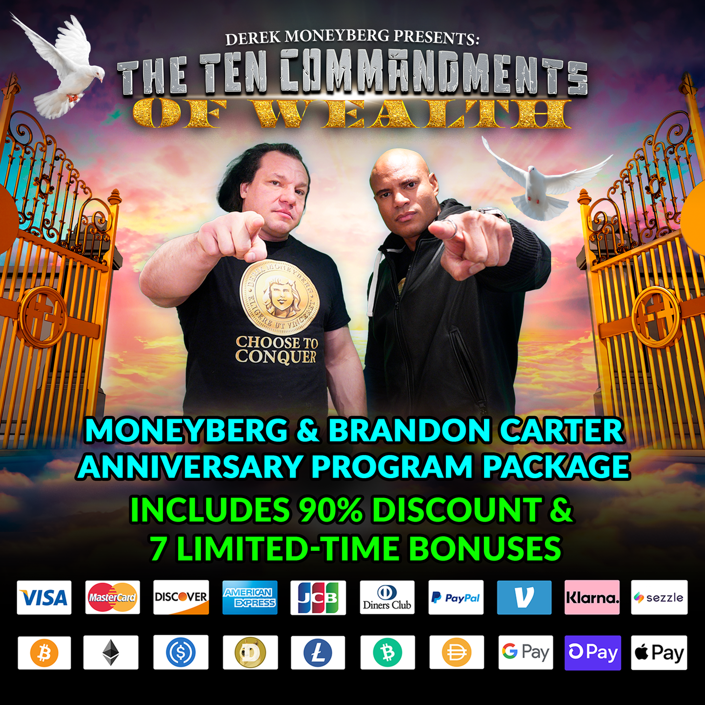 Derek Moneyberg Presents: The Ten Commandments of Wealth (Brandon Carter Anniversary Program Package) Limited-Time REPLAY Offer