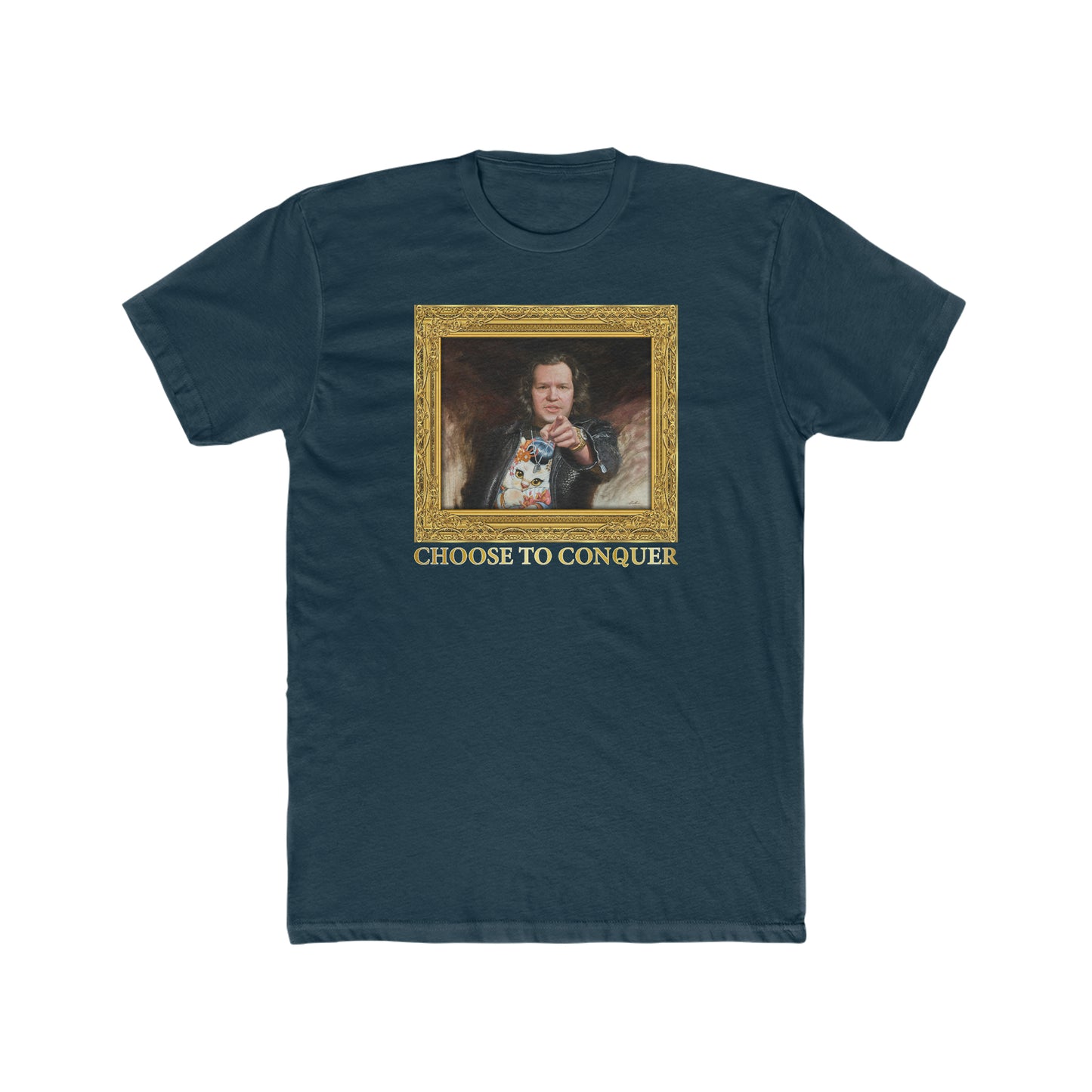 Crewneck T-Shirt - Choose To Conquer Painting