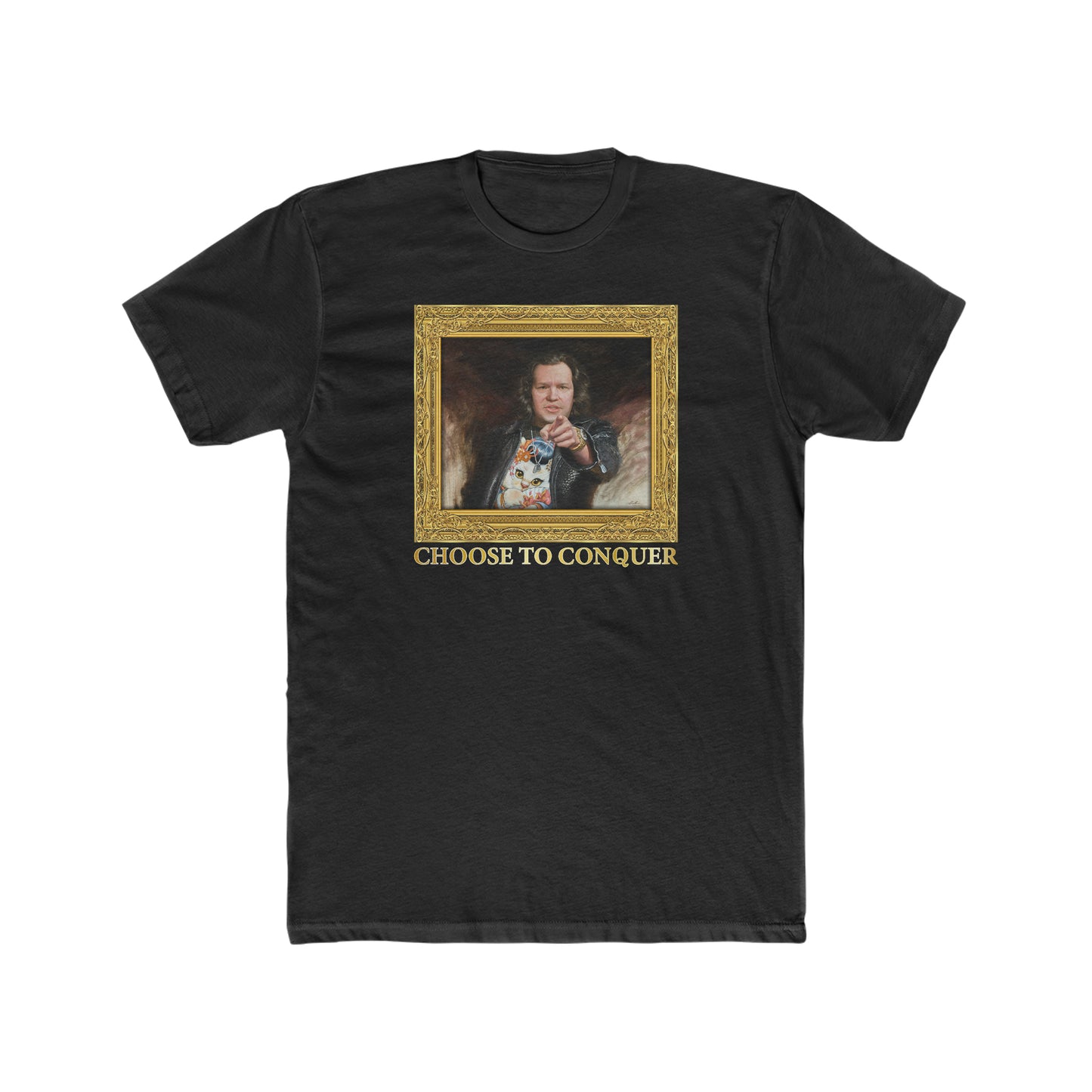 Crewneck T-Shirt - Choose To Conquer Painting