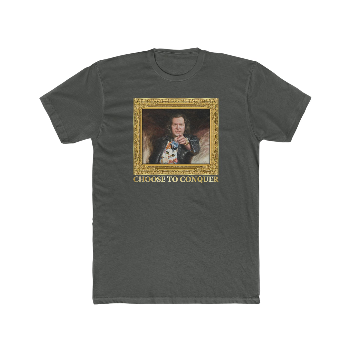 Crewneck T-Shirt - Choose To Conquer Painting