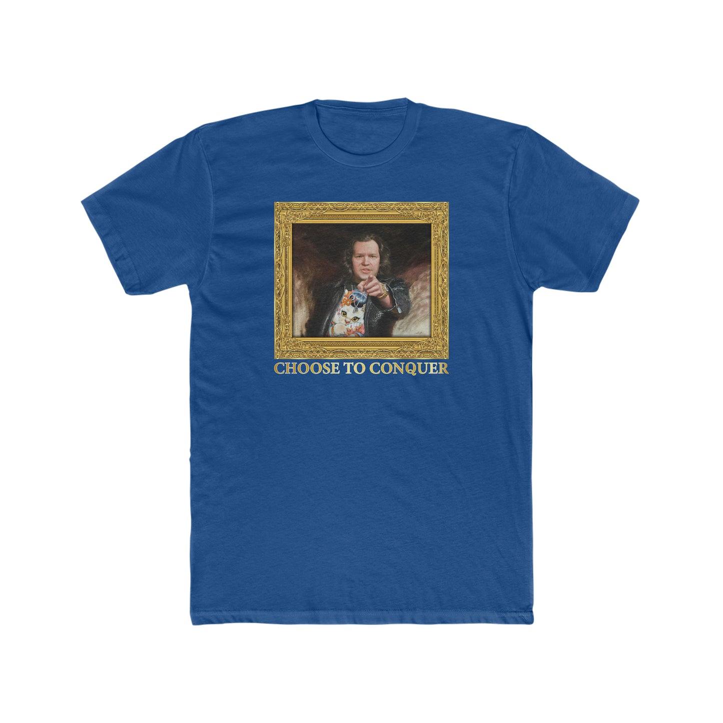 Crewneck T-Shirt - Choose To Conquer Painting