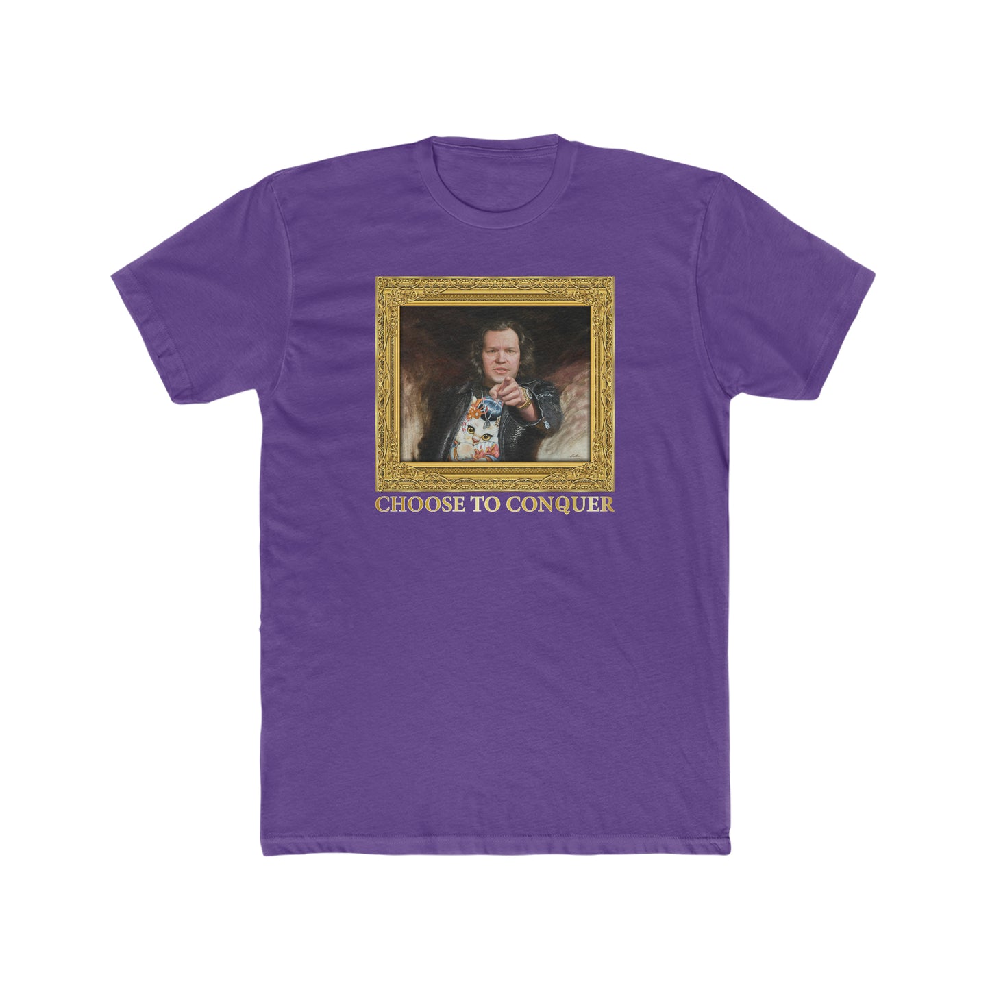 Crewneck T-Shirt - Choose To Conquer Painting