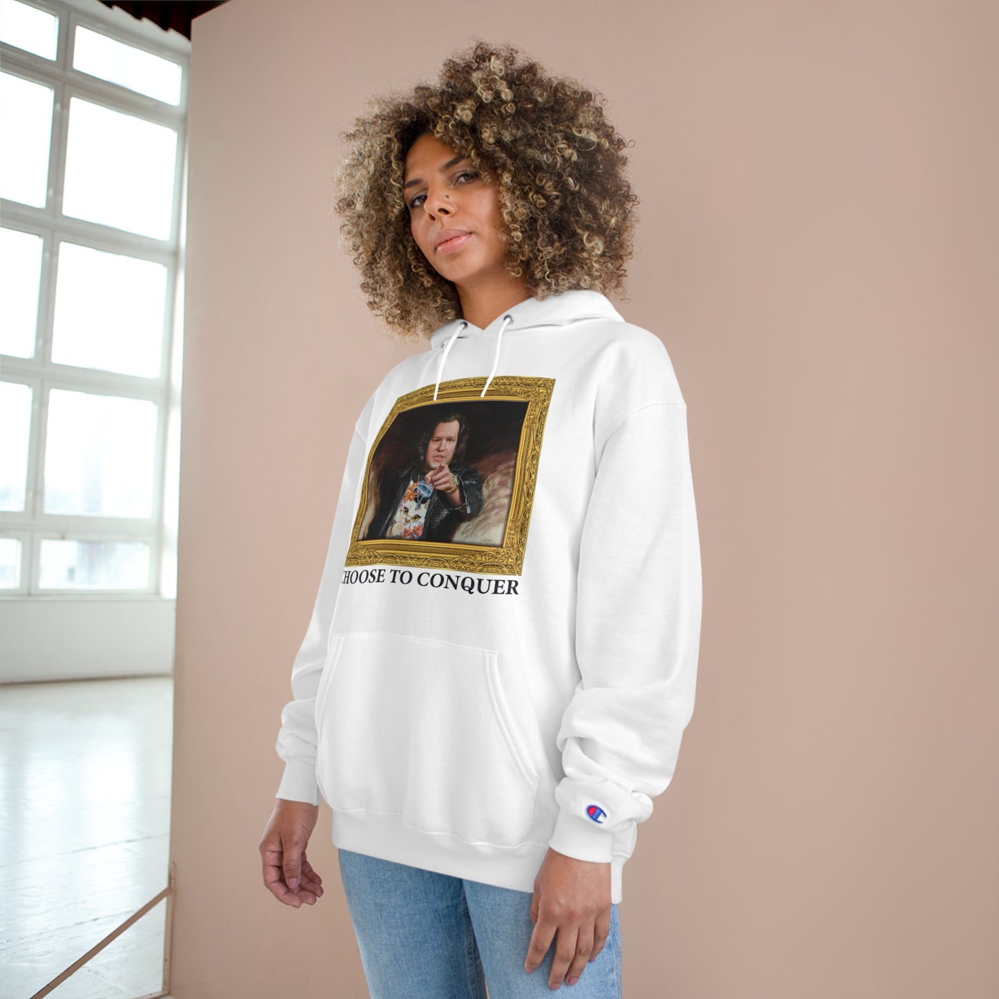 Champion Hoodie - Choose To Conquer Painting
