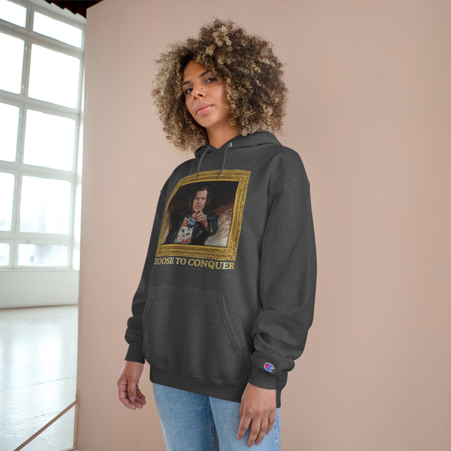 Champion Hoodie - Choose To Conquer Painting