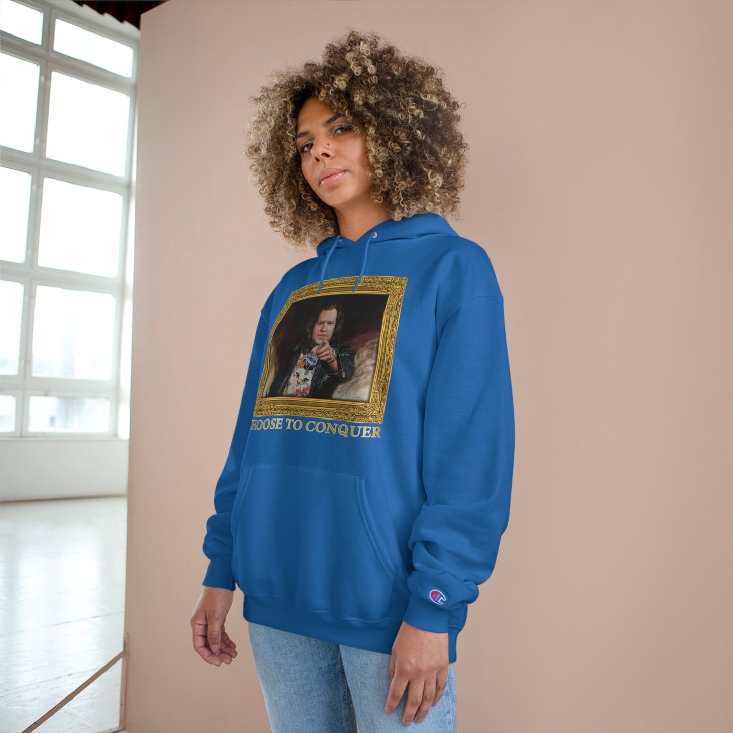Champion Hoodie - Choose To Conquer Painting