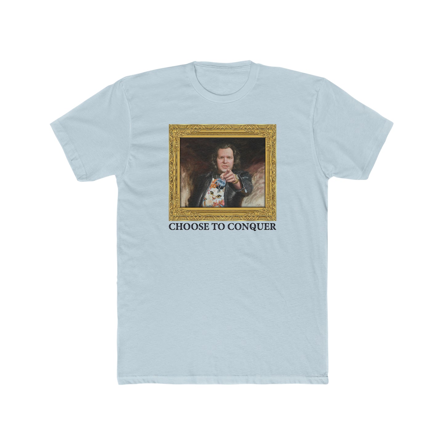 Crewneck T-Shirt - Choose To Conquer Painting