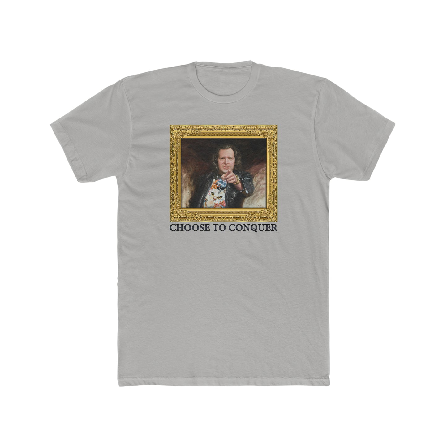 Crewneck T-Shirt - Choose To Conquer Painting
