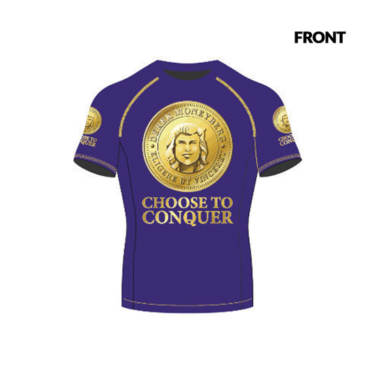 Rashguard - Choose To Conquer Coin (USA Shipping Only)