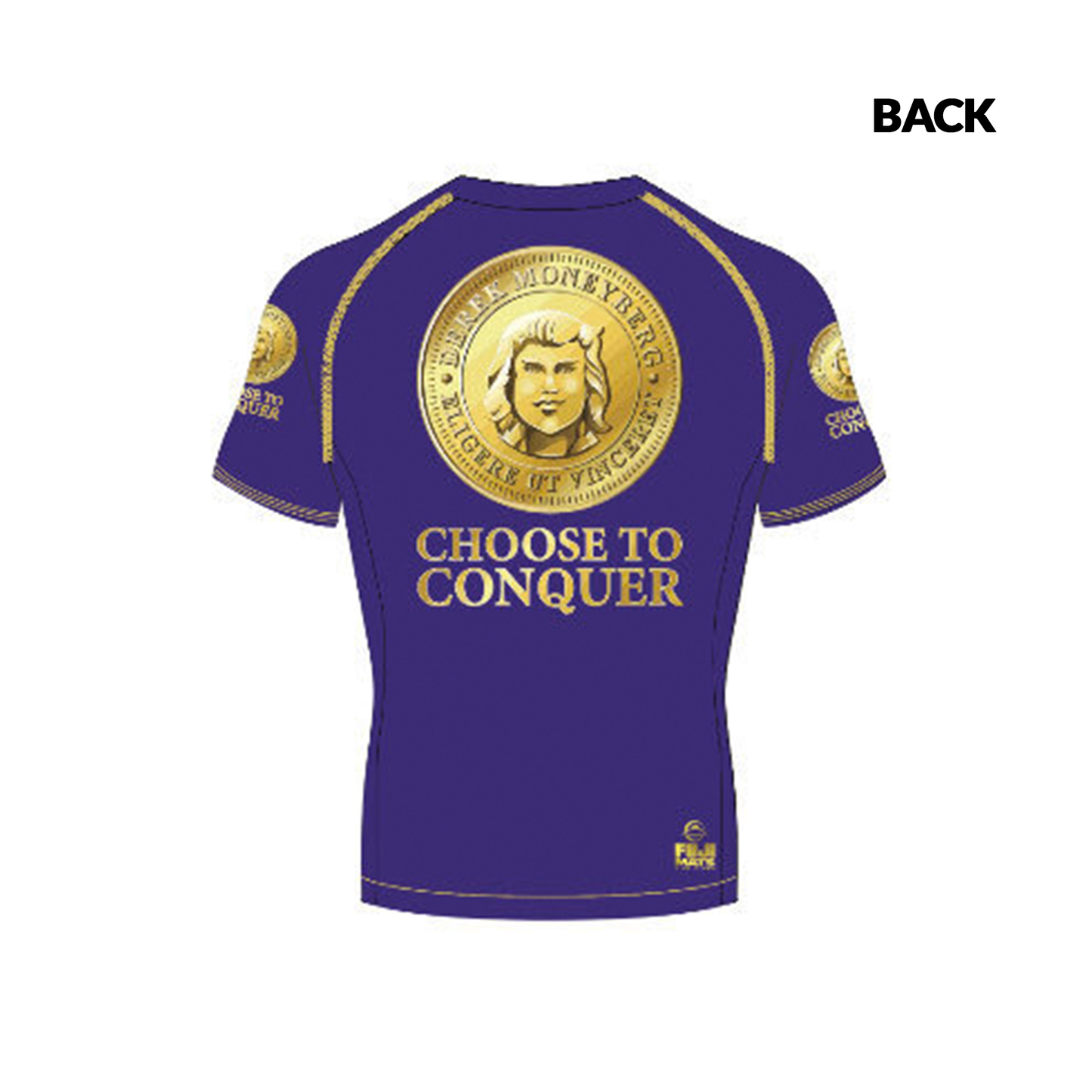 Rashguard - Choose To Conquer Coin (USA Shipping Only)