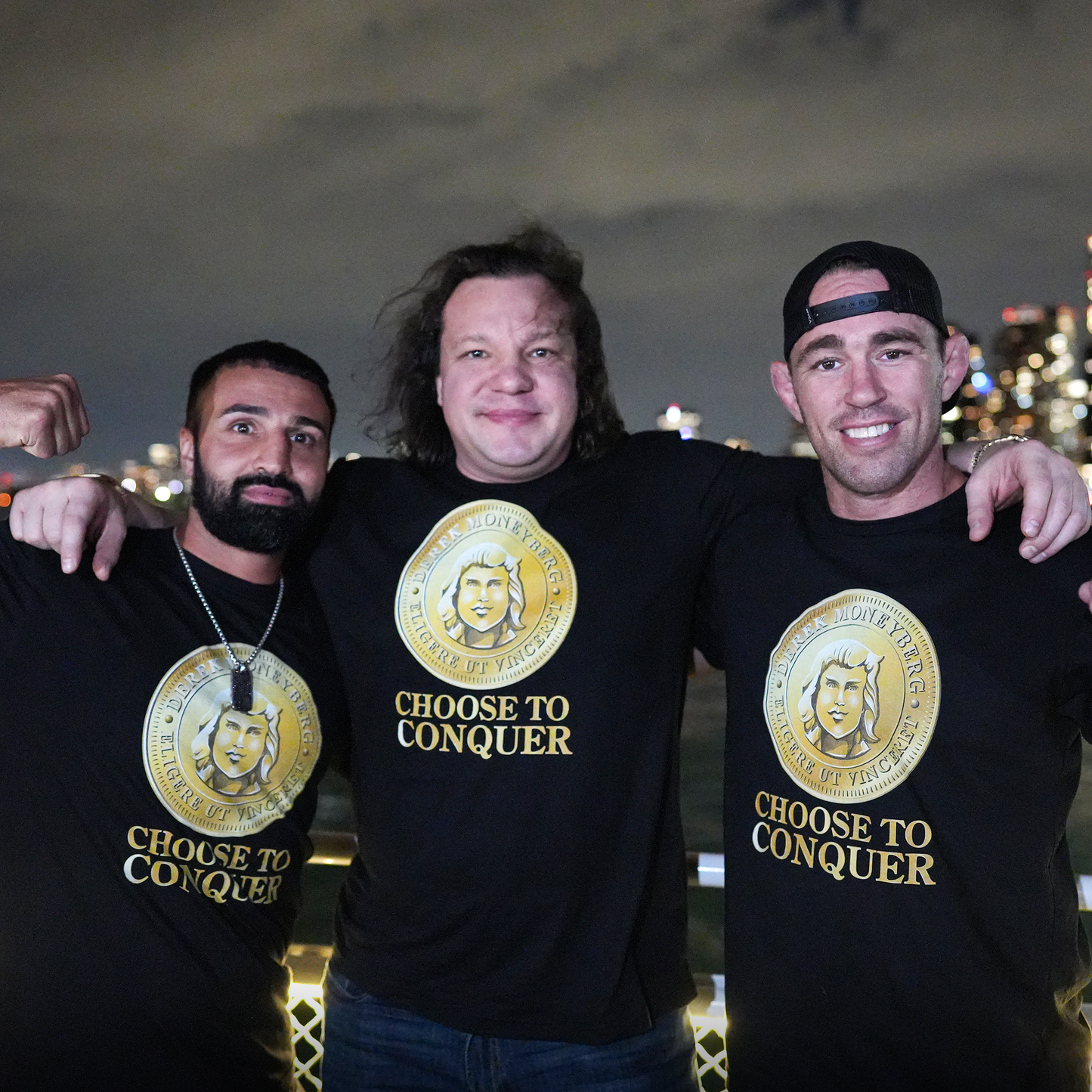 Crewneck T-Shirt - Choose To Conquer Coin