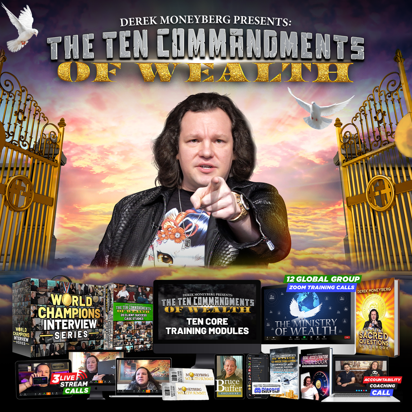 Derek Moneyberg Presents: The Ten Commandments of Wealth (Recession Presentation Package)