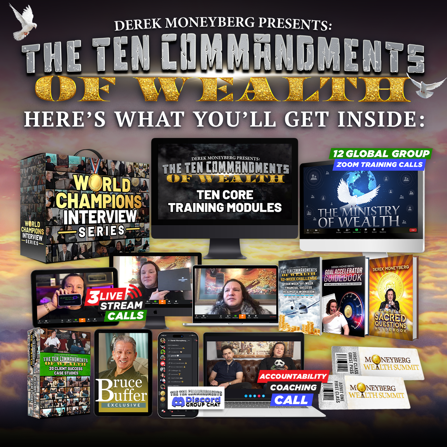 Derek Moneyberg Presents: The Ten Commandments of Wealth
