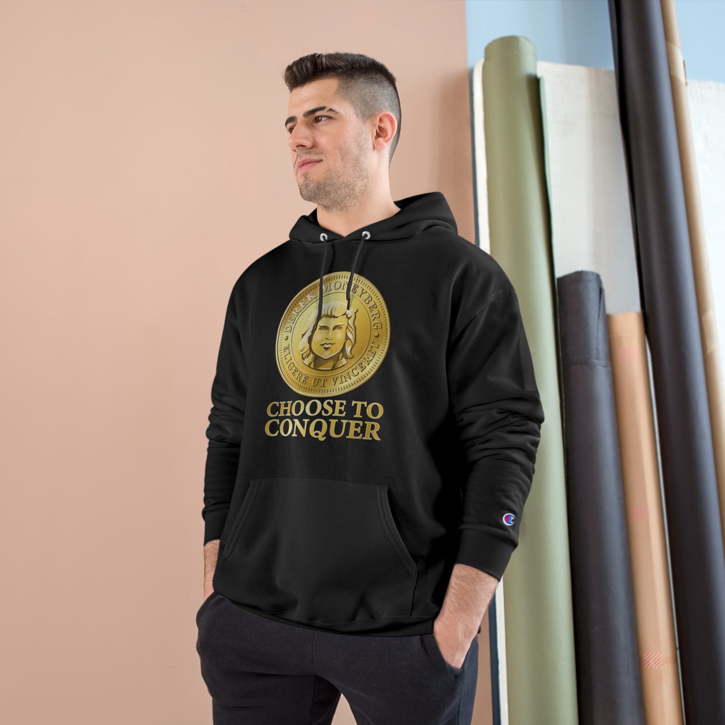 Champion Hoodie - Choose To Conquer Coin