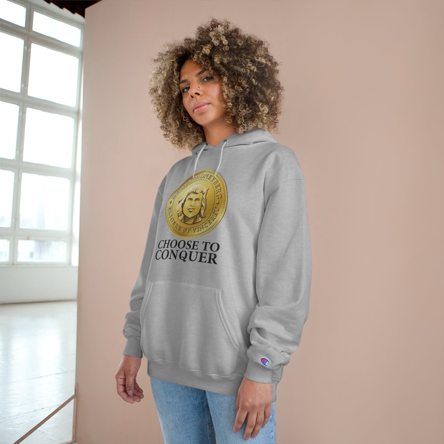 Champion Hoodie - Choose To Conquer Coin