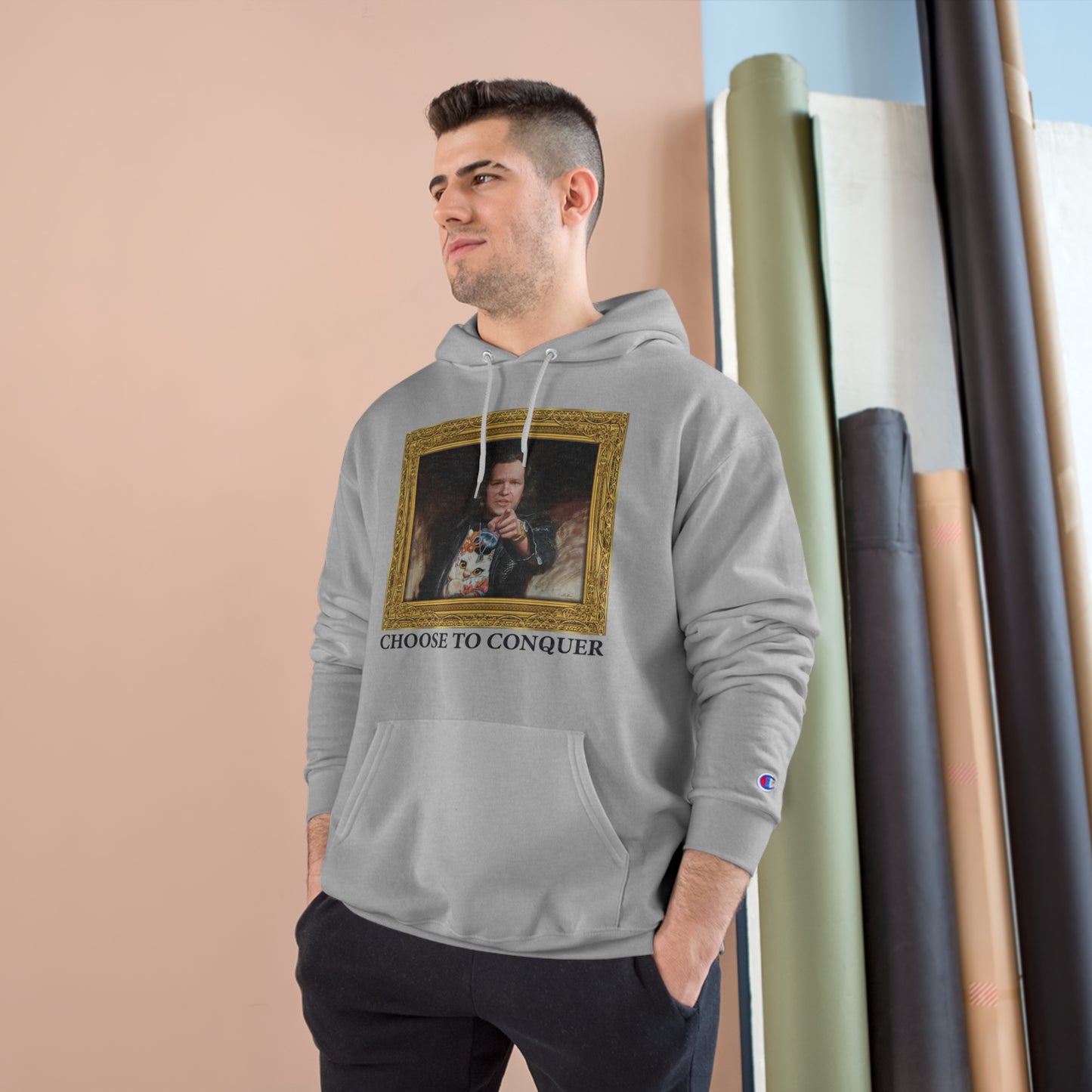 Champion Hoodie - Choose To Conquer Painting