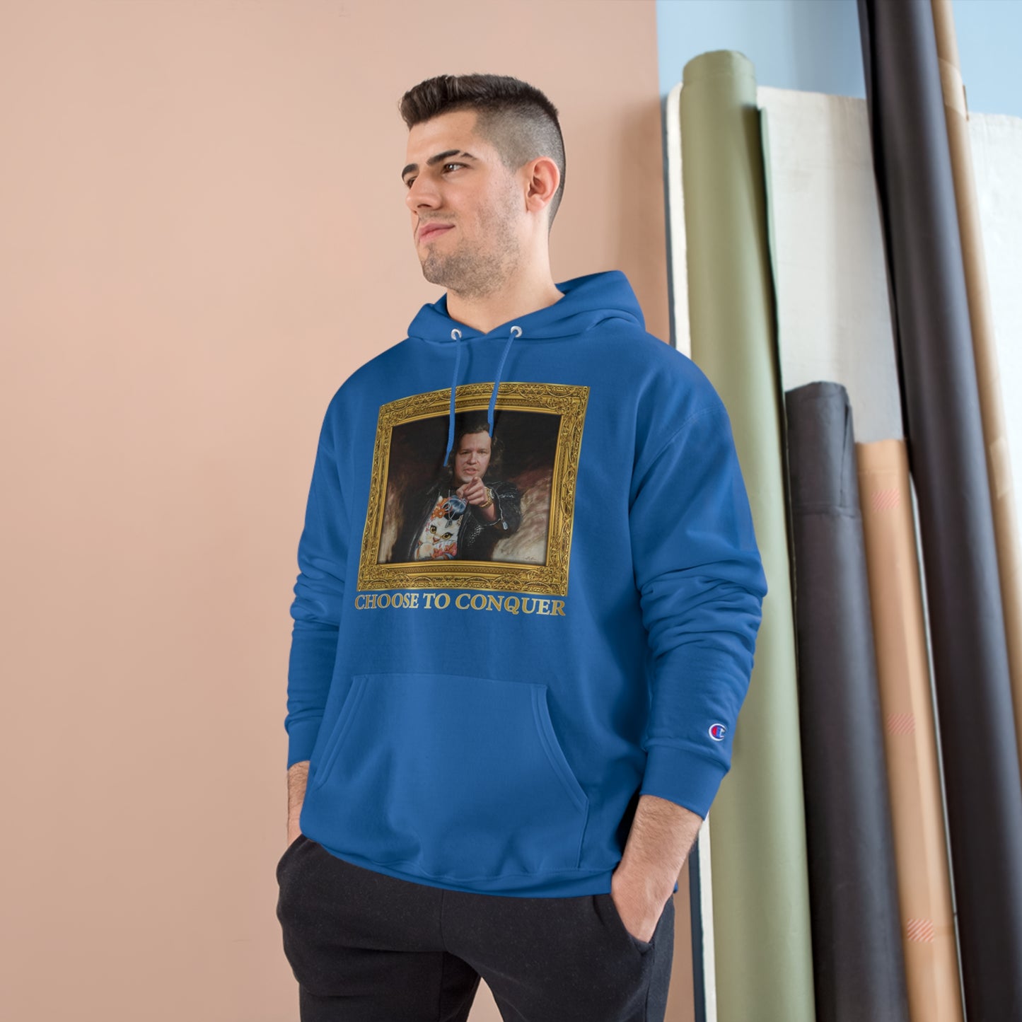 Champion Hoodie - Choose To Conquer Painting