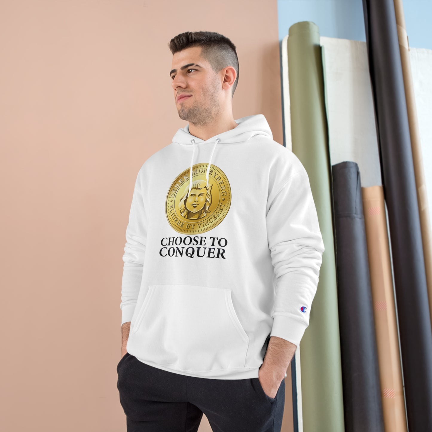 Champion Hoodie - Choose To Conquer Coin