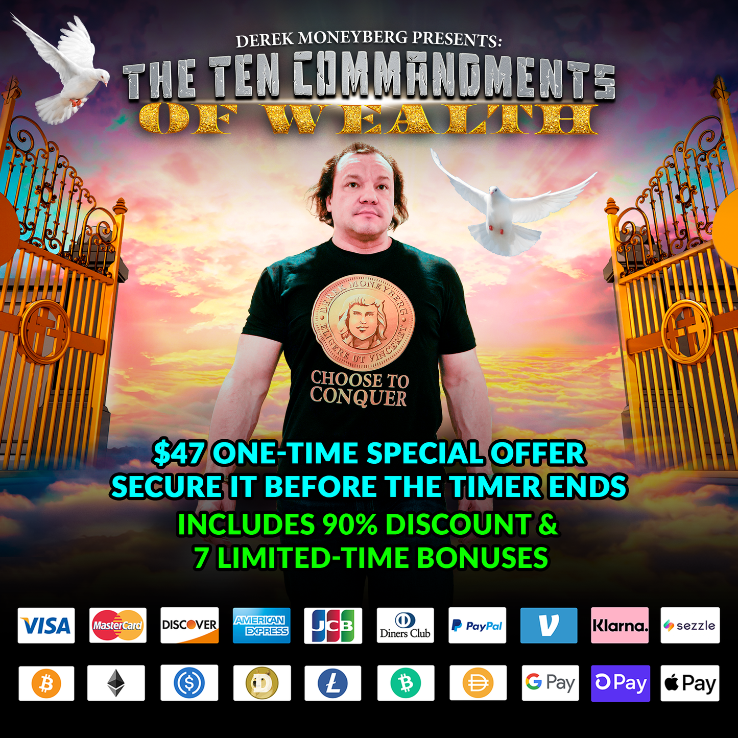 Derek Moneyberg Presents: The Ten Commandments of Wealth ($47 One-Time Offer)DTC
