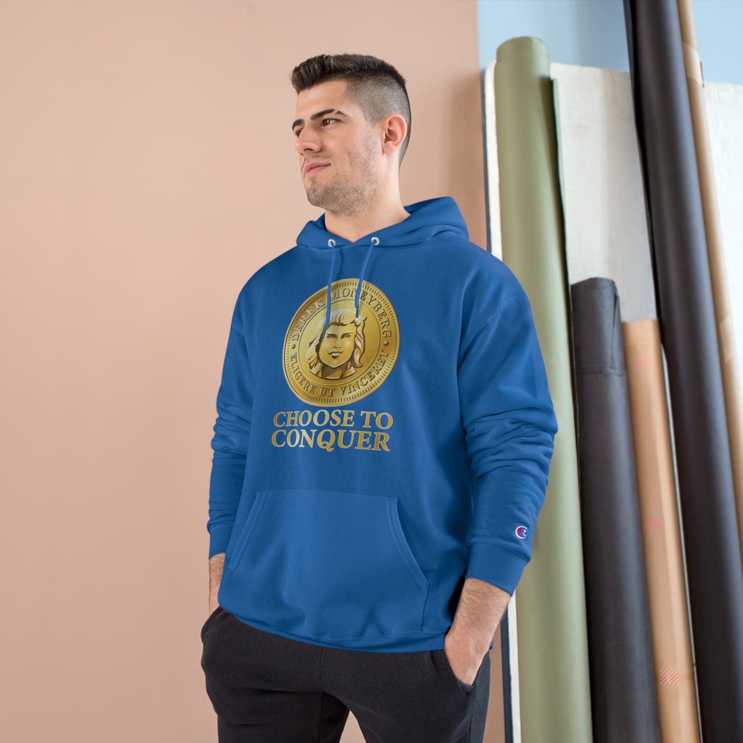 Champion Hoodie - Choose To Conquer Coin