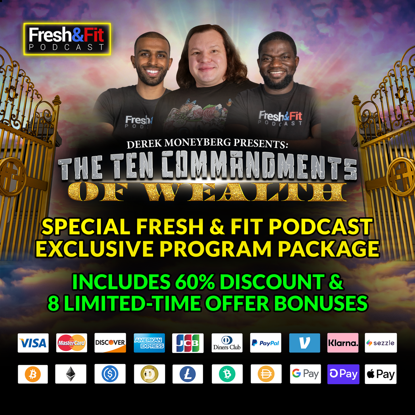 Derek Moneyberg Presents: The Ten Commandments of Wealth (Fresh&Fit Special)